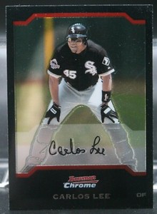 Carlos Lee (White Sox) - 2004 Bowman Chrome #79
