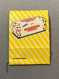 (2 qty) 1954 Wonder Bread Matchbook Kit Graphics Ad Sewing Notion - Picture 1 of 8