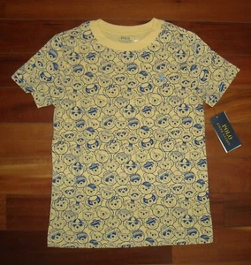 NWT Boy's Polo Ralph Lauren " Polo Bear"  T- Shirt Size 7 Color Yellow $50 - Picture 1 of 5