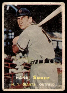 1957 Topps #197 Hank Sauer - Picture 1 of 2