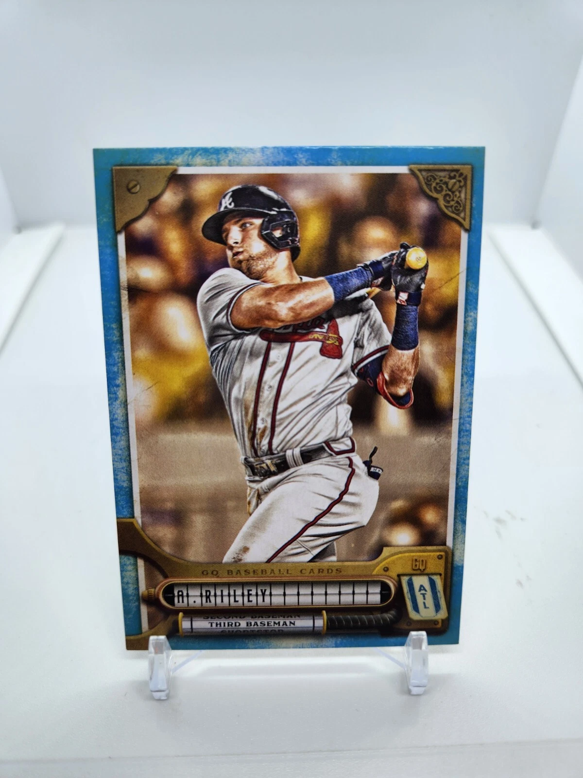 2022 Austin Riley Topps Gypsy Queen Blue Parallel /150 Atlanta Braves