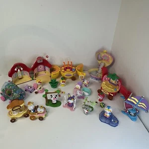 Vintage 2001 Hello Kitty Dreamworld Playsets Parts Figures Sanrio Bandai Lot Set - Picture 1 of 24