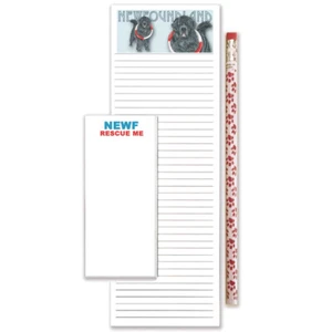 Newfoundland To Do List Magnetic Shopping Pad Notepad & Pencil Gift Set - Picture 1 of 1