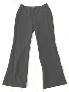 ❤️RAFAELLA Clásico Negro Carrera Pantalones De Vestir Talla 10 Usado en Excelente Condición Lavado a Máquina con Spandex❤️ - Imagen 1 de 6