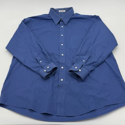 Camisa Oxford Masculina Joseph & Feiss Perfect Pinpoint 17 32/33 Azul 100% Algodão - Imagem 1 de 4