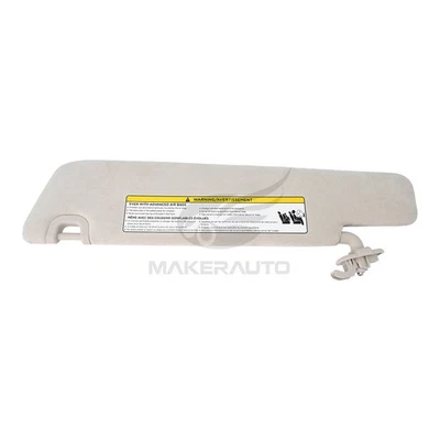 For Tesla Model S 2012-2020 Passenger Side Right Sunvisor Beige Replacement Part - Imagem 1 de 4