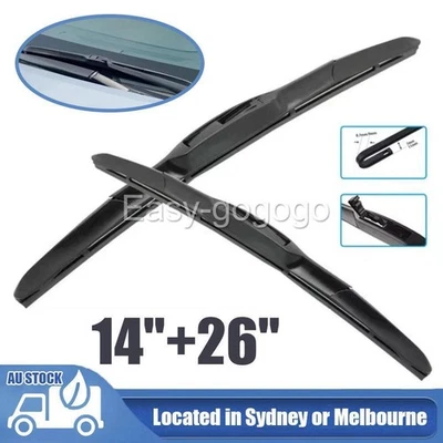 Wiper Blades for Kia Cerato YD 2013 - 2018 Pair of 26" + 14" Front Windscreen - image 1 of 4