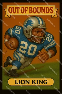 GX948 Sanders Detroit Lions Out of Bounds 4x6 12x18 16x24 Photo - Picture 1 of 1