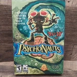Psychonauts (Windows PC CD-ROM, 2005) Juego completo de 5 discos con manual PROBADO - Imagen 1 de 3