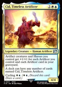 MTG Cid, Timeless Artificer 417 Foil Final Fantasy - Picture 1 of 1