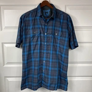 Kuhl Hemd Herren Extra Large Blau Eluxur Kariert Polyester Wandern Outdoor XL - Bild 1 von 7