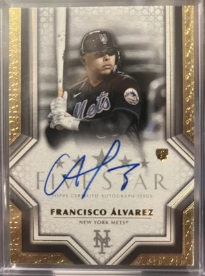 2023 Topps Five Star Francisco Alvarez Auto #FSA-FA Mets - Image 1 of 2