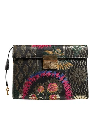 Maletín de documentos floral jacquard multicolor Dolce & Gabbana bolso para mujer Foto 1 de 4