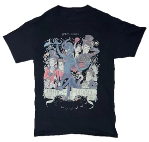 Camiseta Y2K 2000s Panic At The Disco Crazy = Genius Gráfica Pequeña Mercancía de Concierto - Imagen 1 de 4