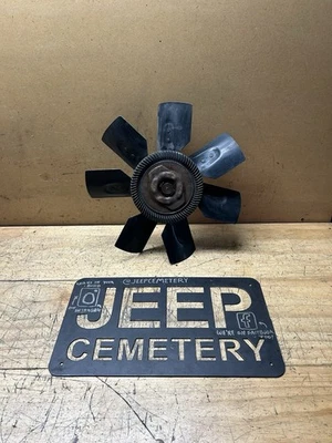 Ventilador/embrague de refrigeración mecánico 84-86 Jeep Cherokee XJ Comanche MJ OEM 2,8 L v6 Foto 1 de 4