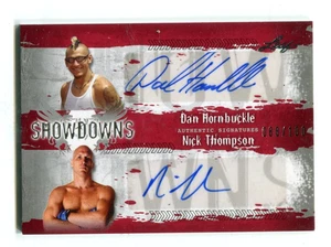 2010 Leaf MMA Showdowns Dual Autographs Red Dan Hornbuckle/Nick Thompson #/100 - Bild 1 von 1