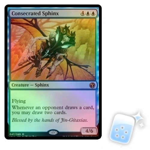 FOIL CONSECRATED SPHINX Iconic Masters Magic MTG MINT CARD - Image 1 of 1
