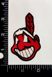 Cleveland Indianer Bügelbild aufgenäht bestickt hochwertig Patch schneller Versand 3,5" - Bild 1 von 1