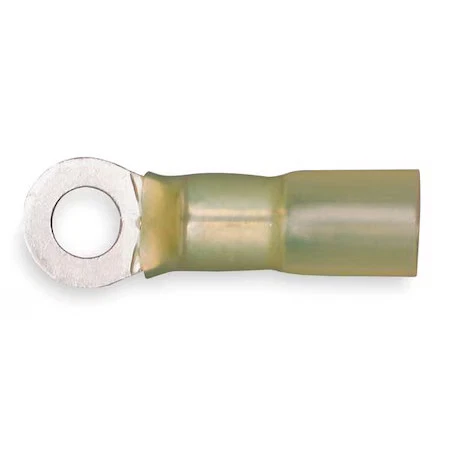 3M Mh10-8Rx Ring Terminal, #8 Stud Size, 10 Awg, 600 V, Heat Shrink Insulated, - Image 1 of 1
