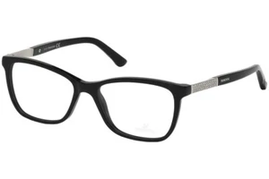 Marco de gafas de plástico negro Swarovski ELINA SK5117 001 54-16-140 SW5117 RX - Imagen 1 de 4