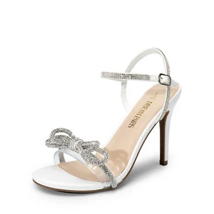 Women Ankle Strap Open Toe High Stilettos Heel Wedding Party Heel Sandals - Picture 1 of 36