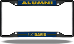 Marco de matrícula negro UC DAVIS ALUMNI - Imagen 1 de 1