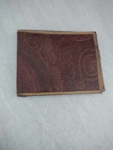 Portafoglio Etro Milano Portamonete Wallet Portafogli - Imagen 1 de 10