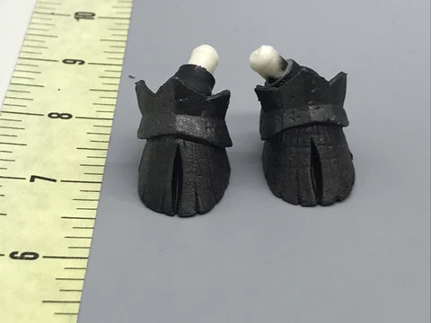 Black Hooves Demon Horse Feet Boots Shoes Legs Parts Mythic Legions Krampus Cover