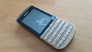 Nokia Asha 300 Touch & Type Nokia 300 Gold >>> 36 Monate ( 3 Jahre ) Gewähr - Bild 1 von 5