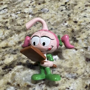 Vintage 1984 Applause Schleich Snorks Casey w/Pizza Cartoon PVC Figure Cpix - Picture 1 of 7