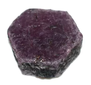 Pietra preziosa sfusa non tagliata forma esagonale ruvida rubino naturale 442,00 ct all'ingrosso RB-29 - Foto 1 di 3