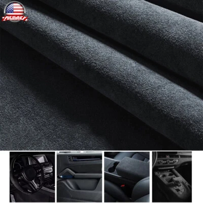 Alcantara Fabric Cloth for Car Interior Door Modification Workbench DIY 1.4×1.6m - Image 1 of 4