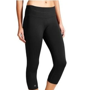 Athleta Damen Gr. XS Sonar schwarz cropped Mid Rise Capri Workout Leggings - Bild 1 von 6