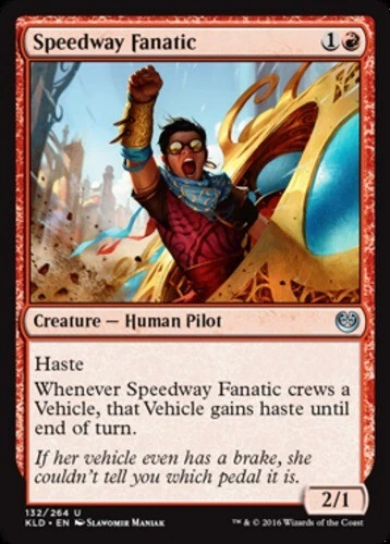 4x Speedway Fanatic ~ Lightly Played Kaladesh MTG Magic x4 4 UltimateMTG Playset - Image 1 of 1
