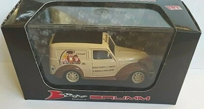 BRUMM 1:43 DIE CAST FURGONE FIAT 1100 1950 FERRERO, CUNEO  ART R373 - Immagine 1 di 3