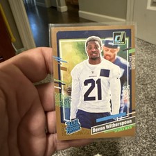 2023 DONRUSS FOOTBALL RATED ROOKIE CANVAS DEVON WITHERSPOON SEAHAWKS #43 /100