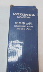 Vexunga Capacitors 80 MFD - Picture 1 of 4