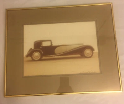 Impresión artística de marco de automóvil de lujo firmada por William Plante/sin marco Foto 1 de 4