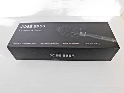JOSÉ EBER CEPILLO DE PELO CALIENTE VOLUMINIZADOR 4 EN 1 Modelo #1654669 DOS VOLTIOS ANTIESTÁTICO Foto 1 de 4