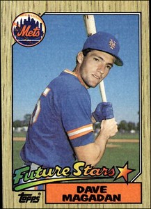 1987 Topps #512 Dave Magadan   Rookie Future Star New York Mets
