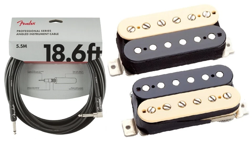Seymour Duncan Vintage Blues SH-1b + SH-1N  '59 Zebra Pickup Set ( FENDER 18FT ) - Image 1 of 1