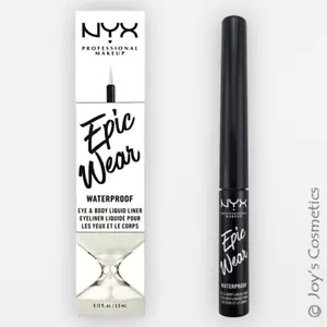 1 NYX White Liquid Liner - Waterproof Epic Wear Matte Eyeliner "EWSPLL04 White" - Picture 1 of 5