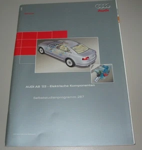 Selbststudienprogramm SSP 287 Audi A8 D3 Elektrische Komponenten September 2002! - Picture 1 of 2
