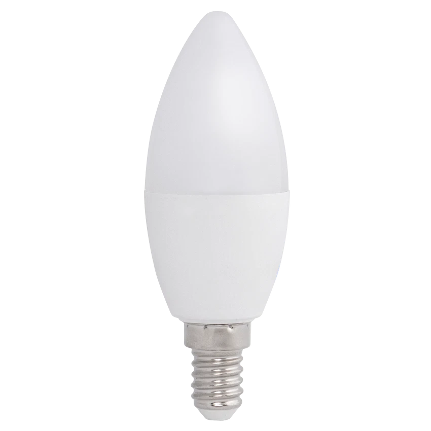 Lampadina a cono da 7W equivalente a 53W attacco E14 a luce calda o neutra 680lm - Immagine 1 di 1