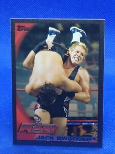 2010 Topps WWE Black /999 Jack Swagger #48