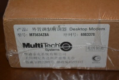 MultiTech Systems MultiModem MT5634ZBA NEW in Box - Image 1 of 3