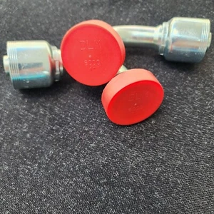 16N71-16-16 1" to 1" 90° SAE Code 62 6000 PSI Flange, J Series - Picture 1 of 4
