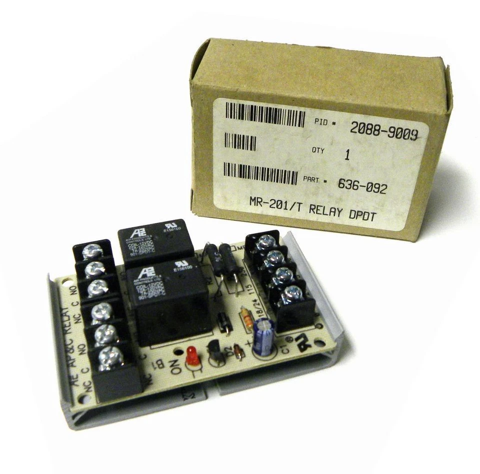 NEW SIMPLEX 2088-9009 636-092 MR-201/T RELAY DPDT - Image 1 of 1