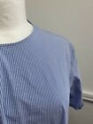 ZARA Blue Cropped Blouse With Tie Bow At The front & button up back chic boho 