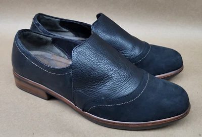 Mocasines Angin NAOT negros talla 40 EE. UU. 9,5 cuero y nobuck para mujer Foto 1 de 4